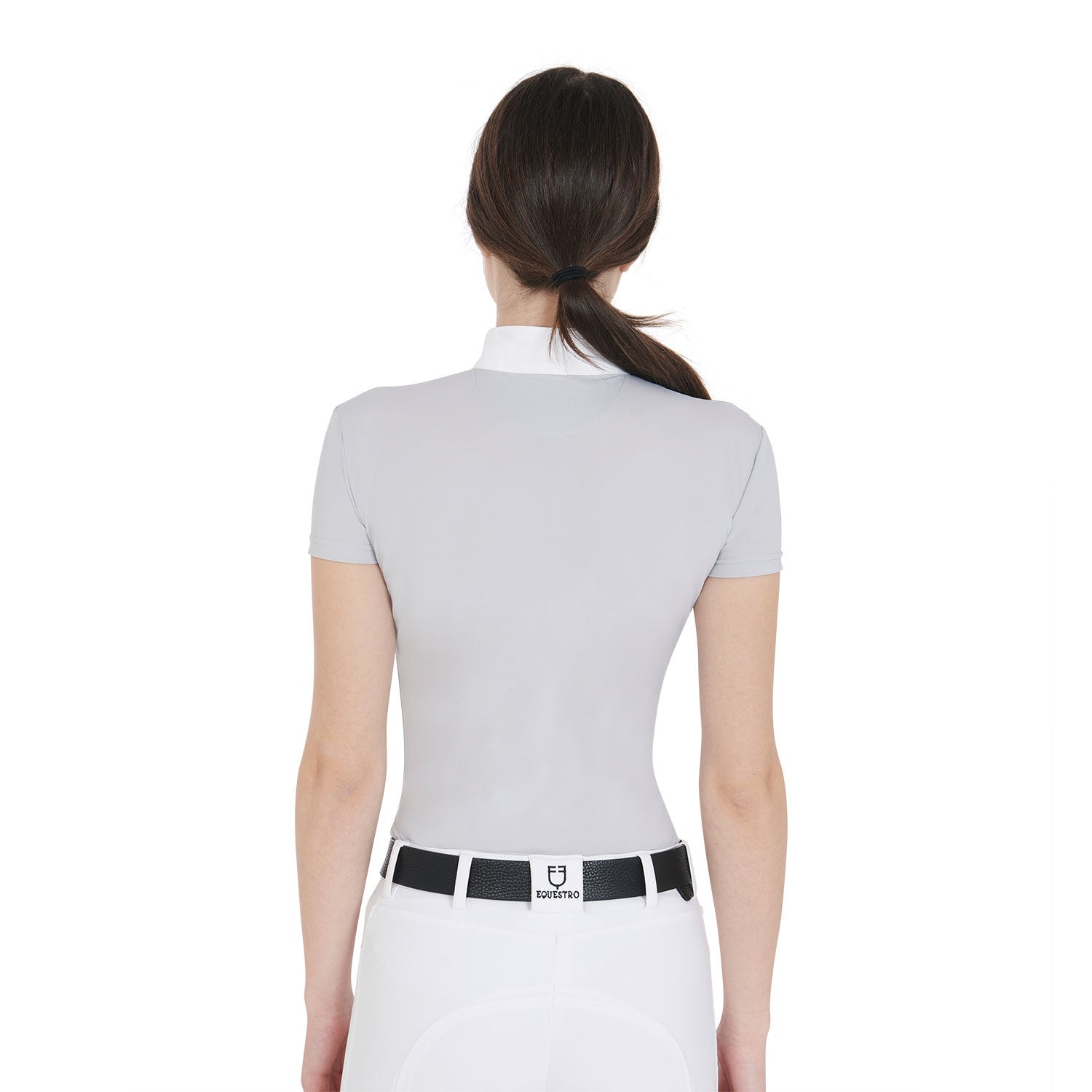 Women's short-sleeved slim fit competition polo shirt