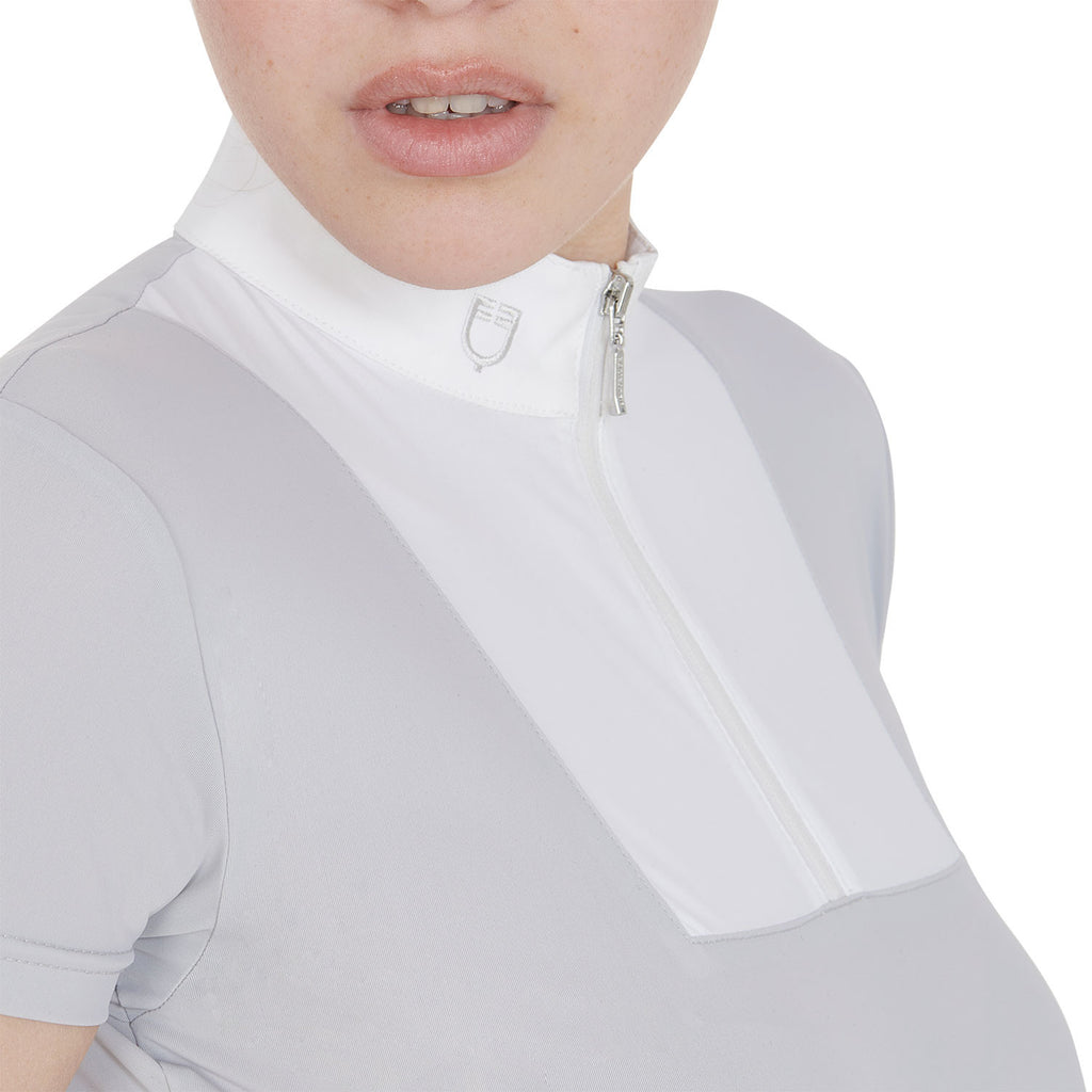 Women's short-sleeved slim fit competition polo shirt