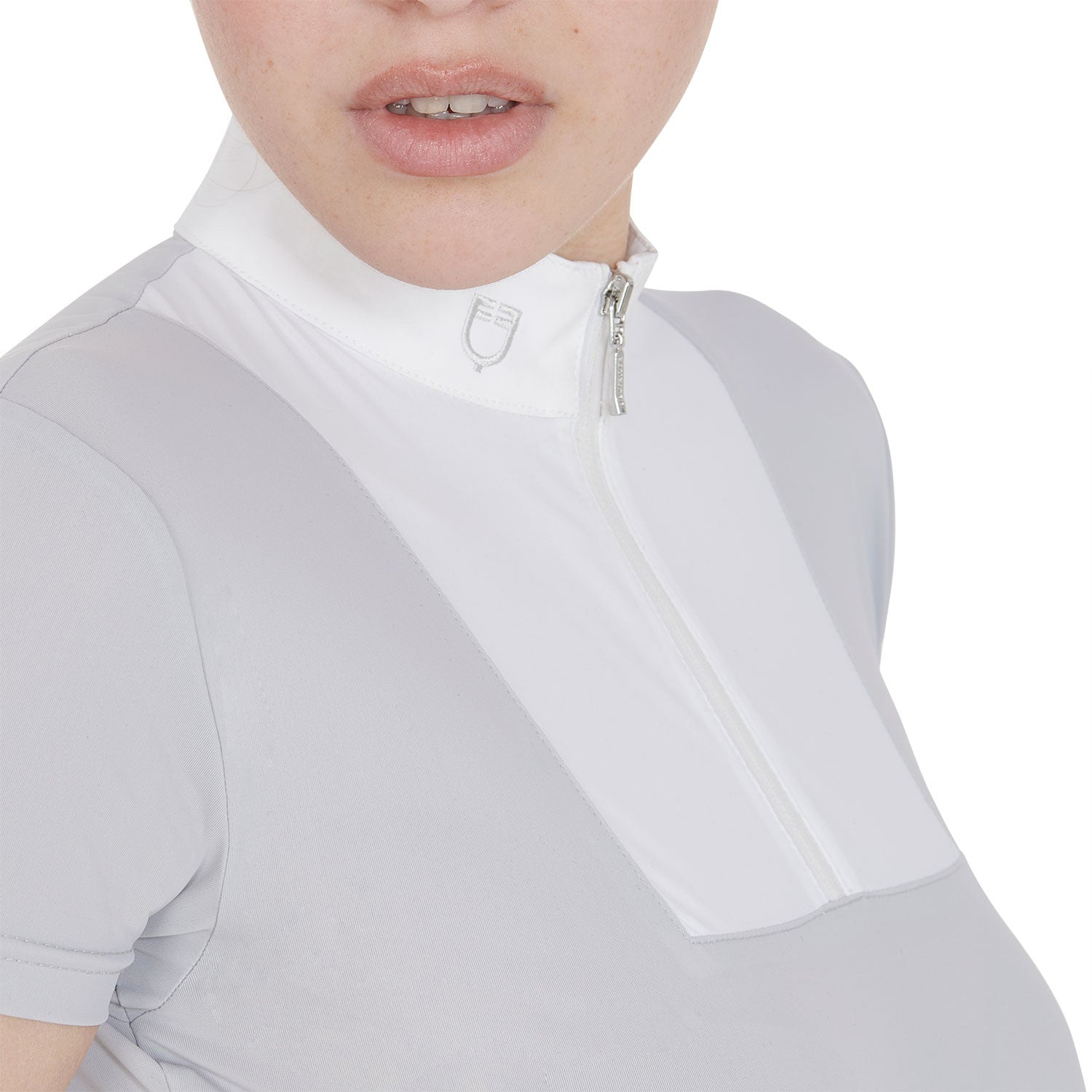 Women's short-sleeved slim fit competition polo shirt