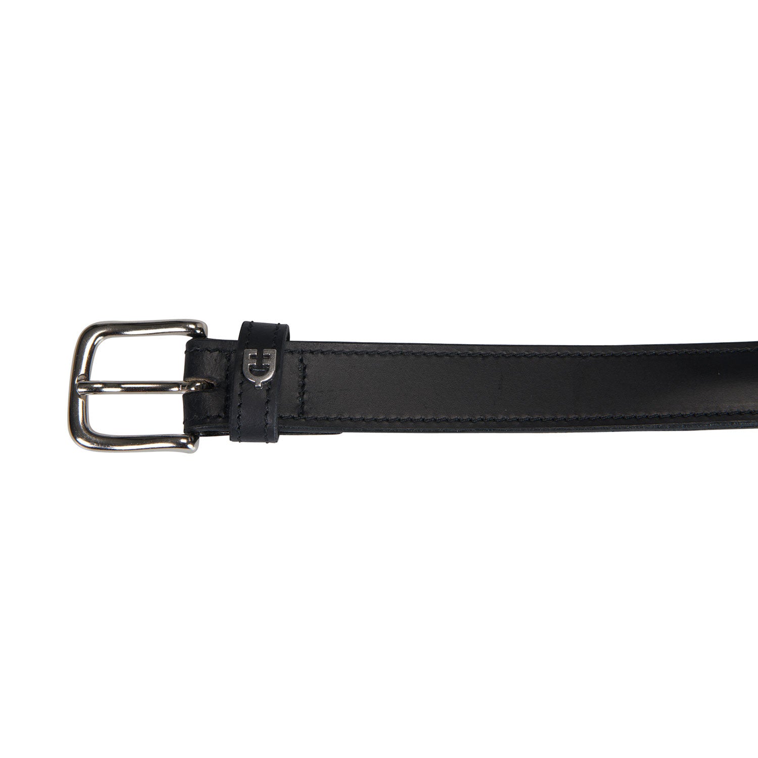 Leather belt with snaffle bits