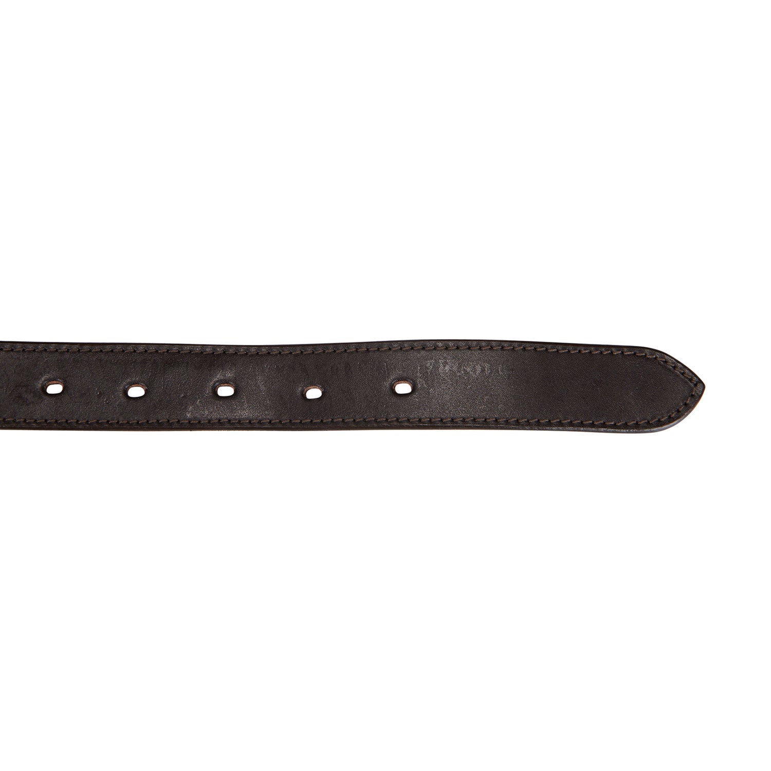 Leather belt with snaffle bits