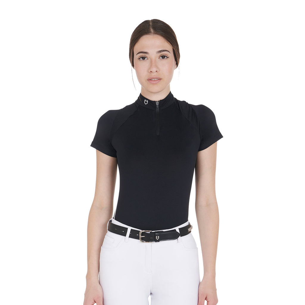 Leather belt with silver clincher