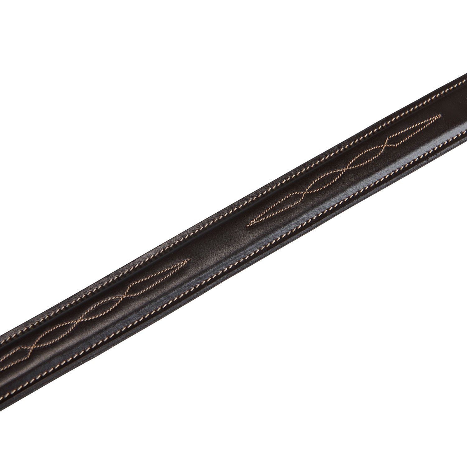 Leather belt with handcrafted embroidery