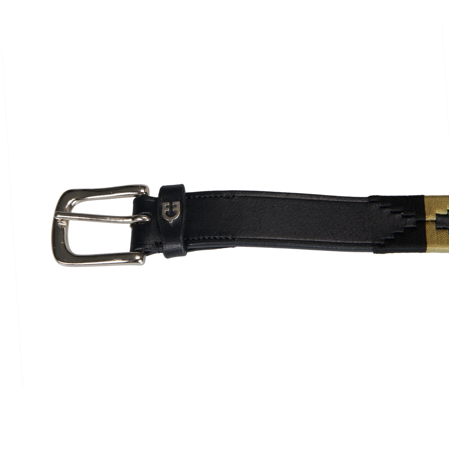 Leather belt with southwest patterm