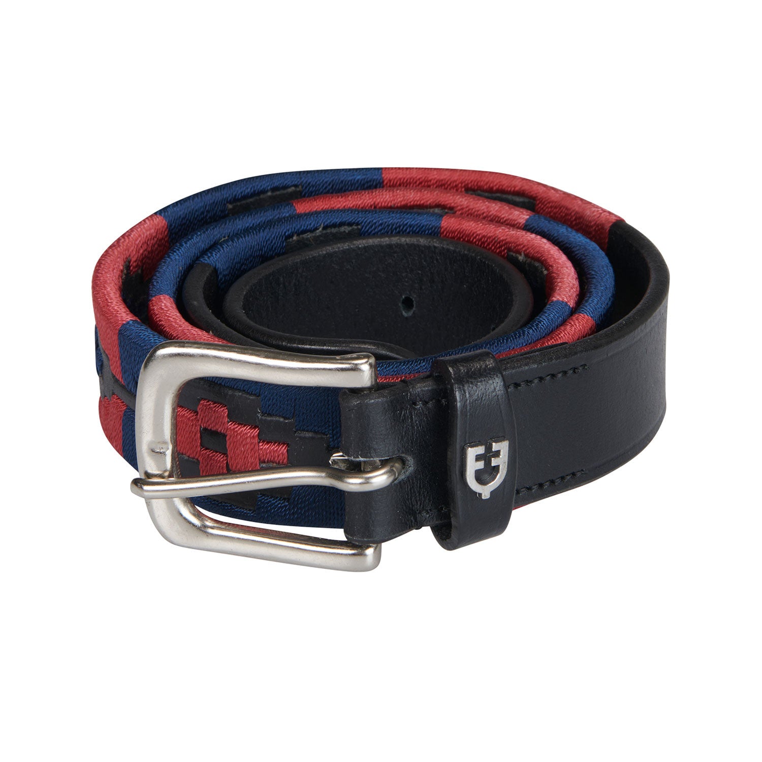 Equestro Leather belt with southwest patterm