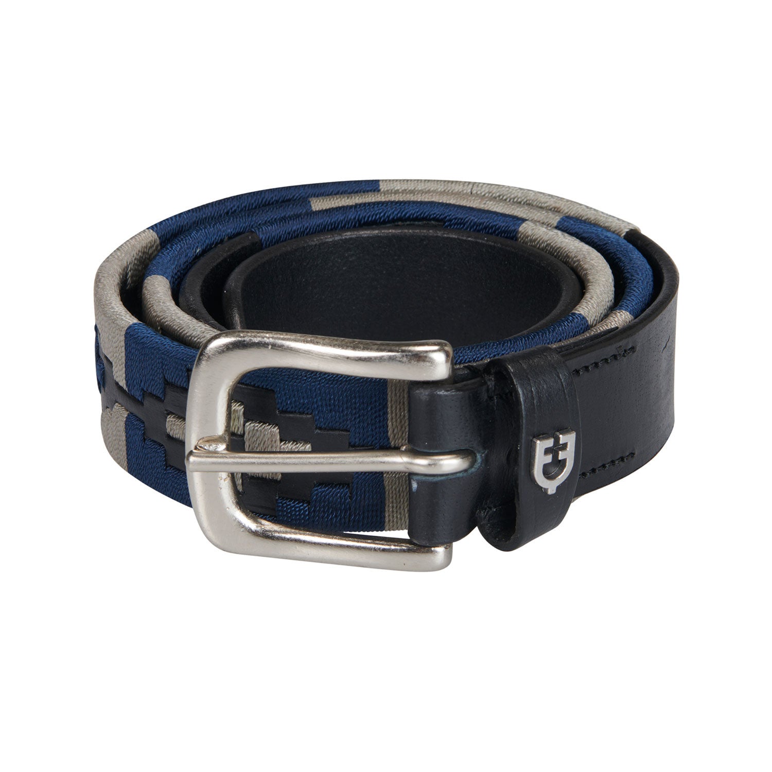 Equestro Leather belt with southwest patterm