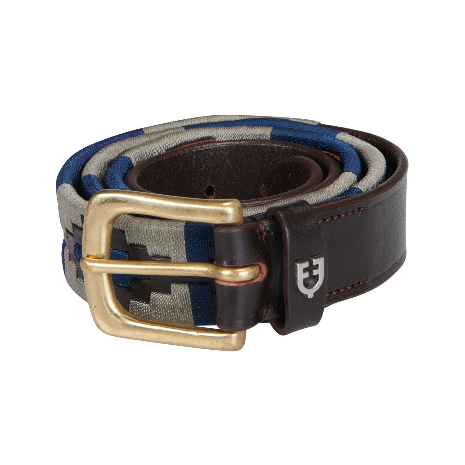 Equestro Leather belt with southwest patterm