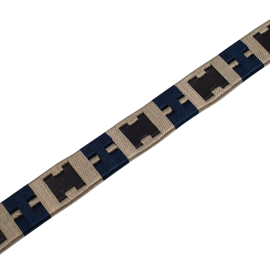 English belt with contrasting embroidery