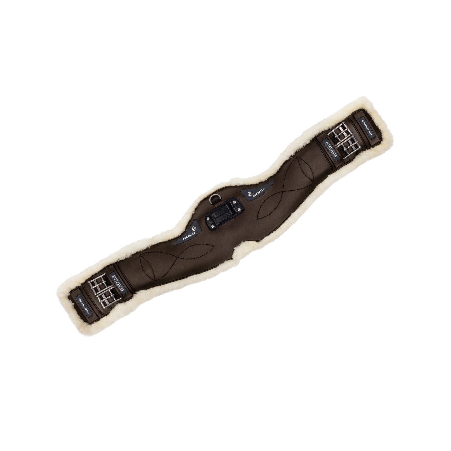Acavallo Dressage girth Classic gel sheepskin