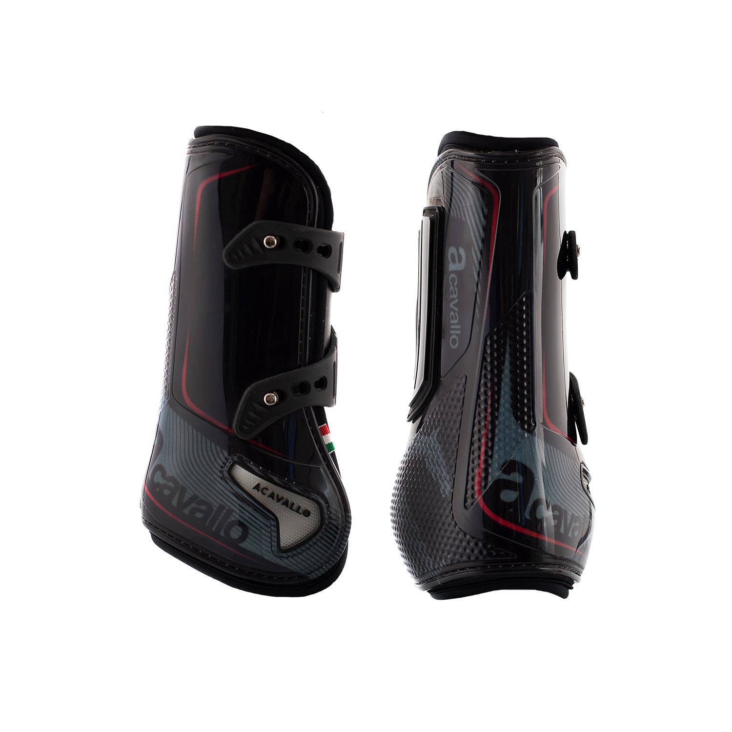 Opera tendon boots elastic and button fastening