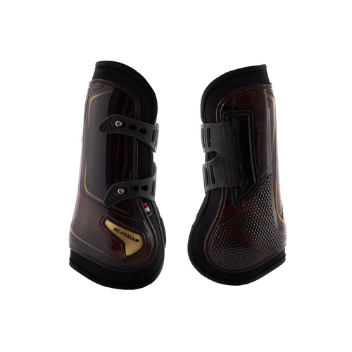 Acavallo Opera tendon boots elastic and button fastening