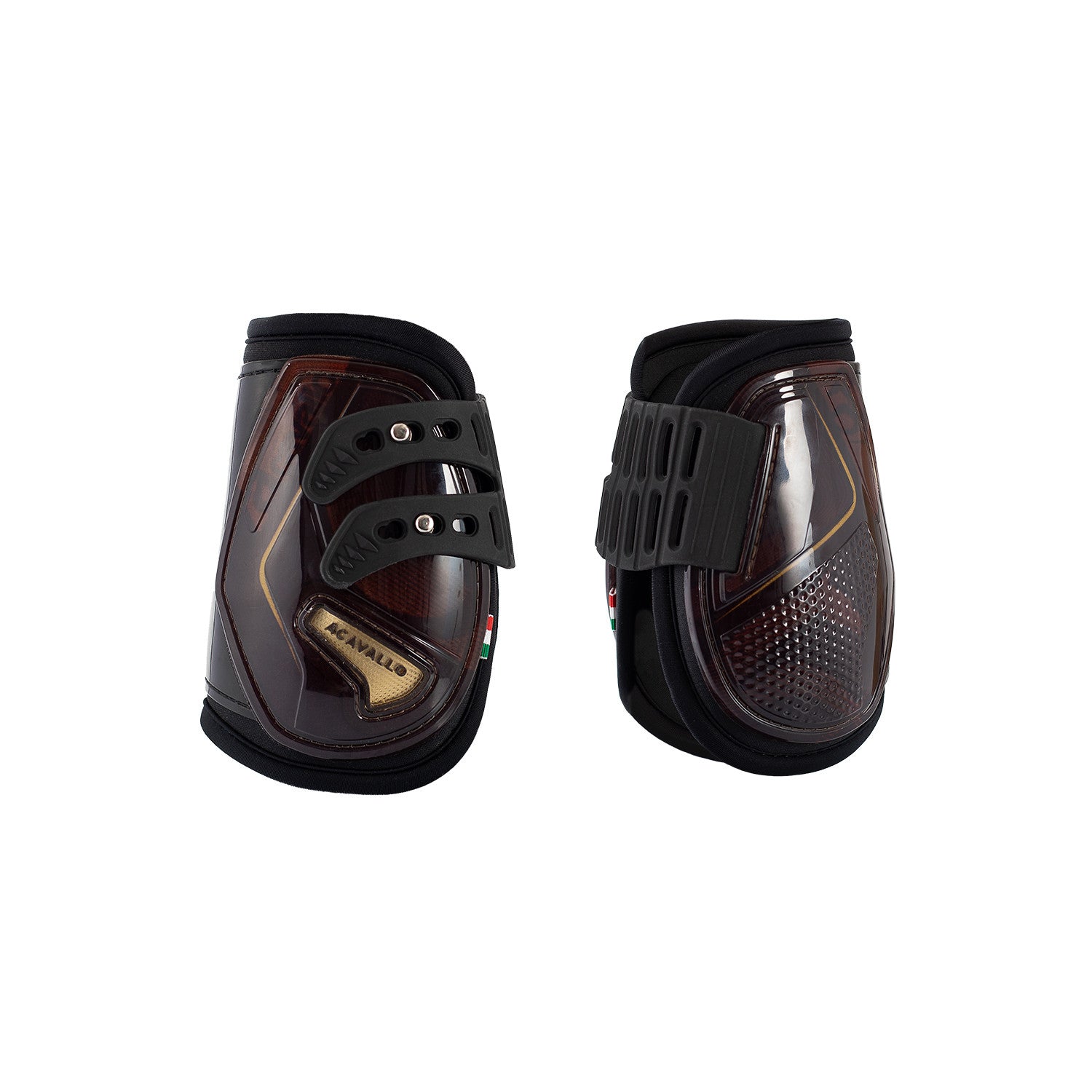 Opera fetlock boots elastic and button fastening