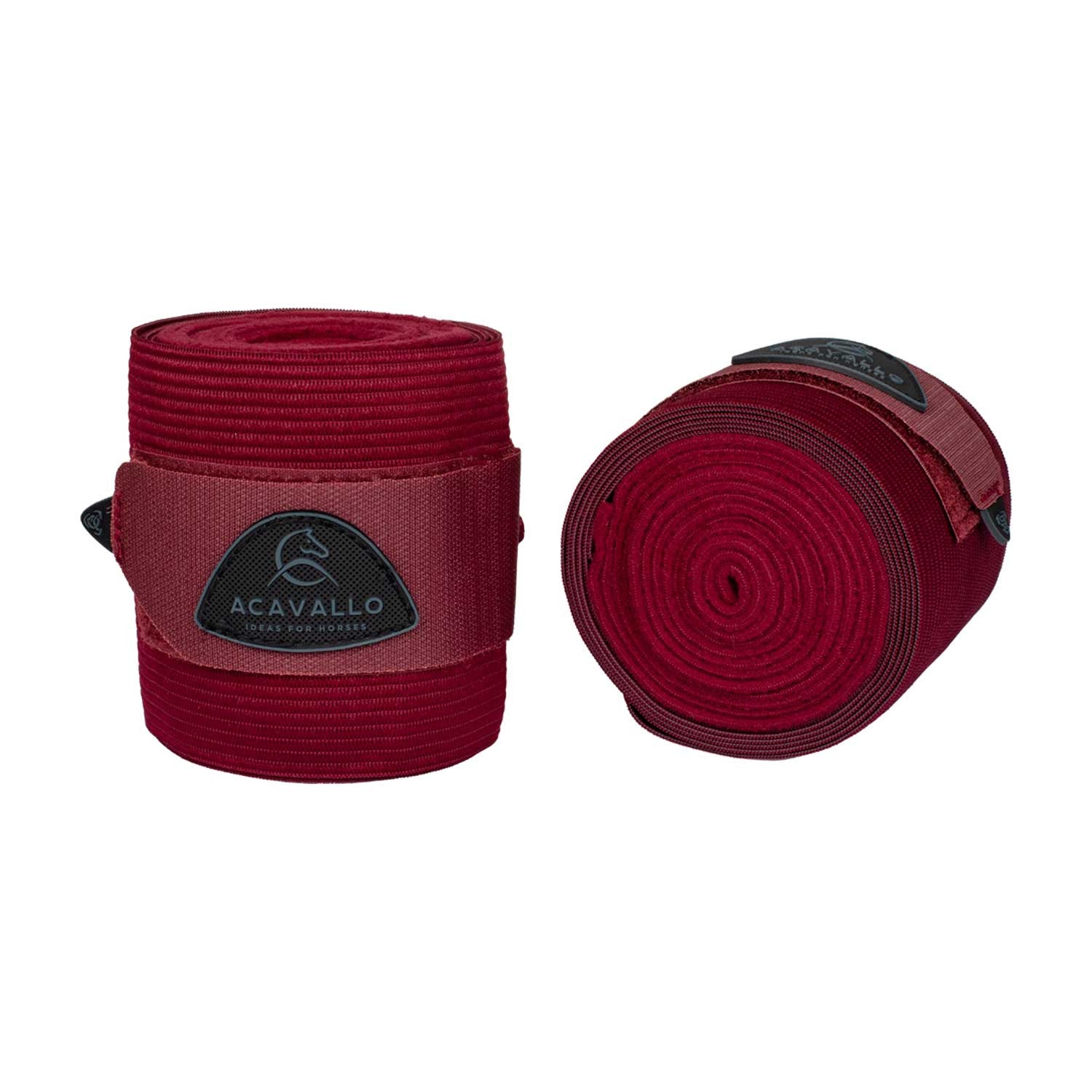 Acavallo Elasticated exercise bandages fleece