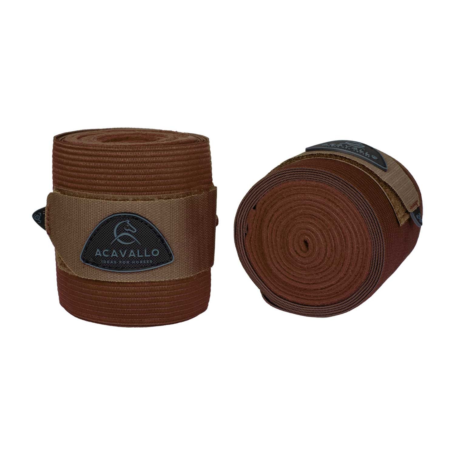 Acavallo Elasticated exercise bandages fleece