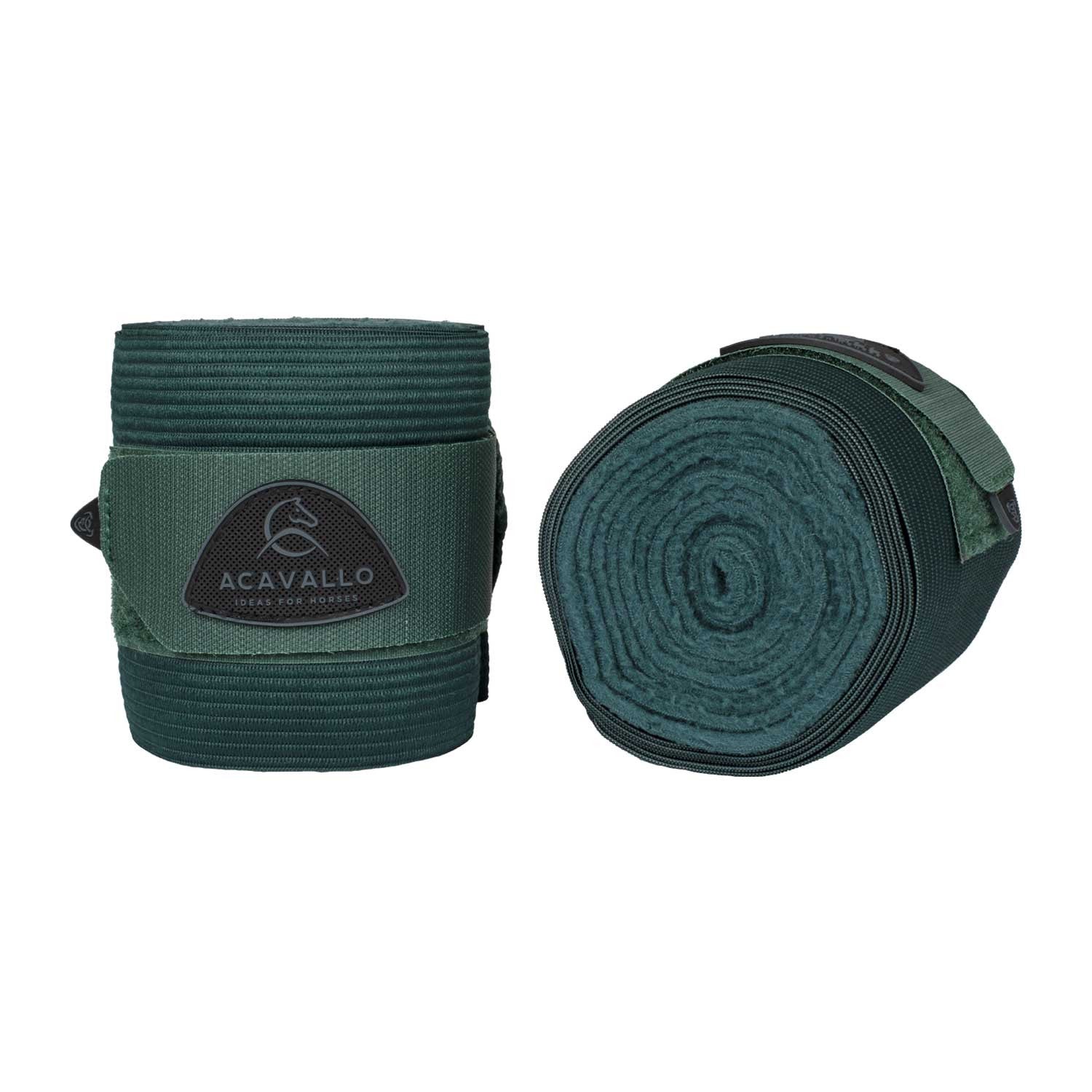 Acavallo Elasticated exercise bandages fleece
