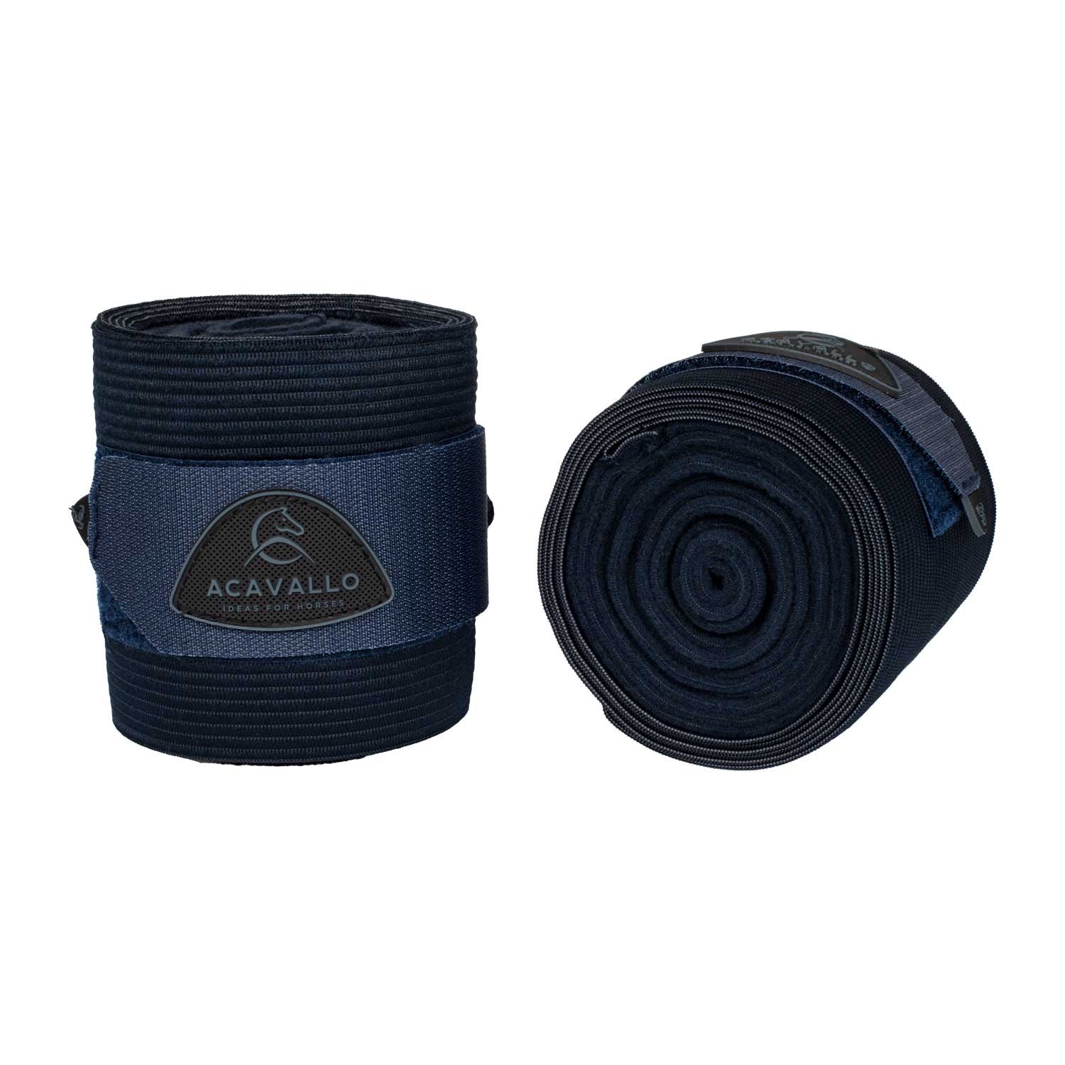 Acavallo Elasticated exercise bandages fleece