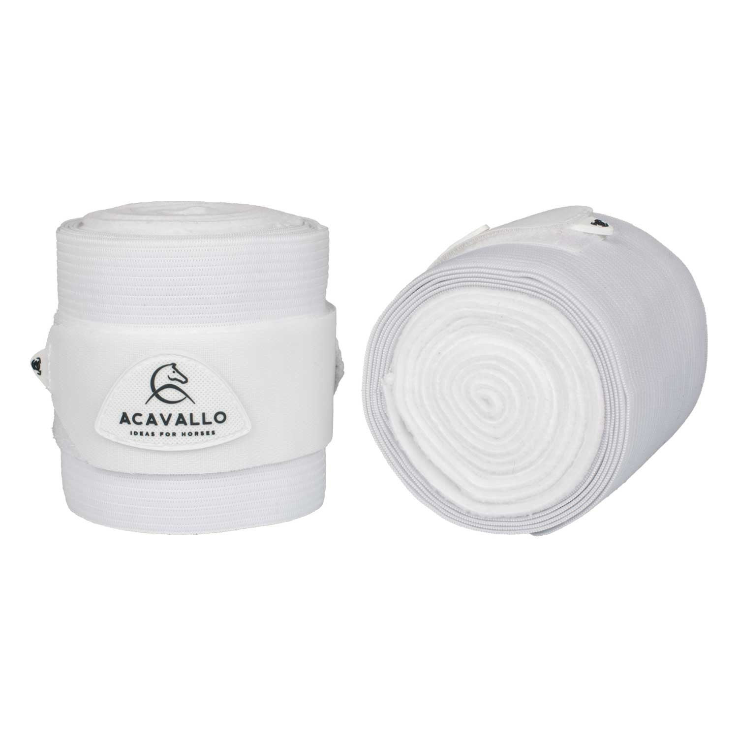 Acavallo Elasticated exercise bandages fleece