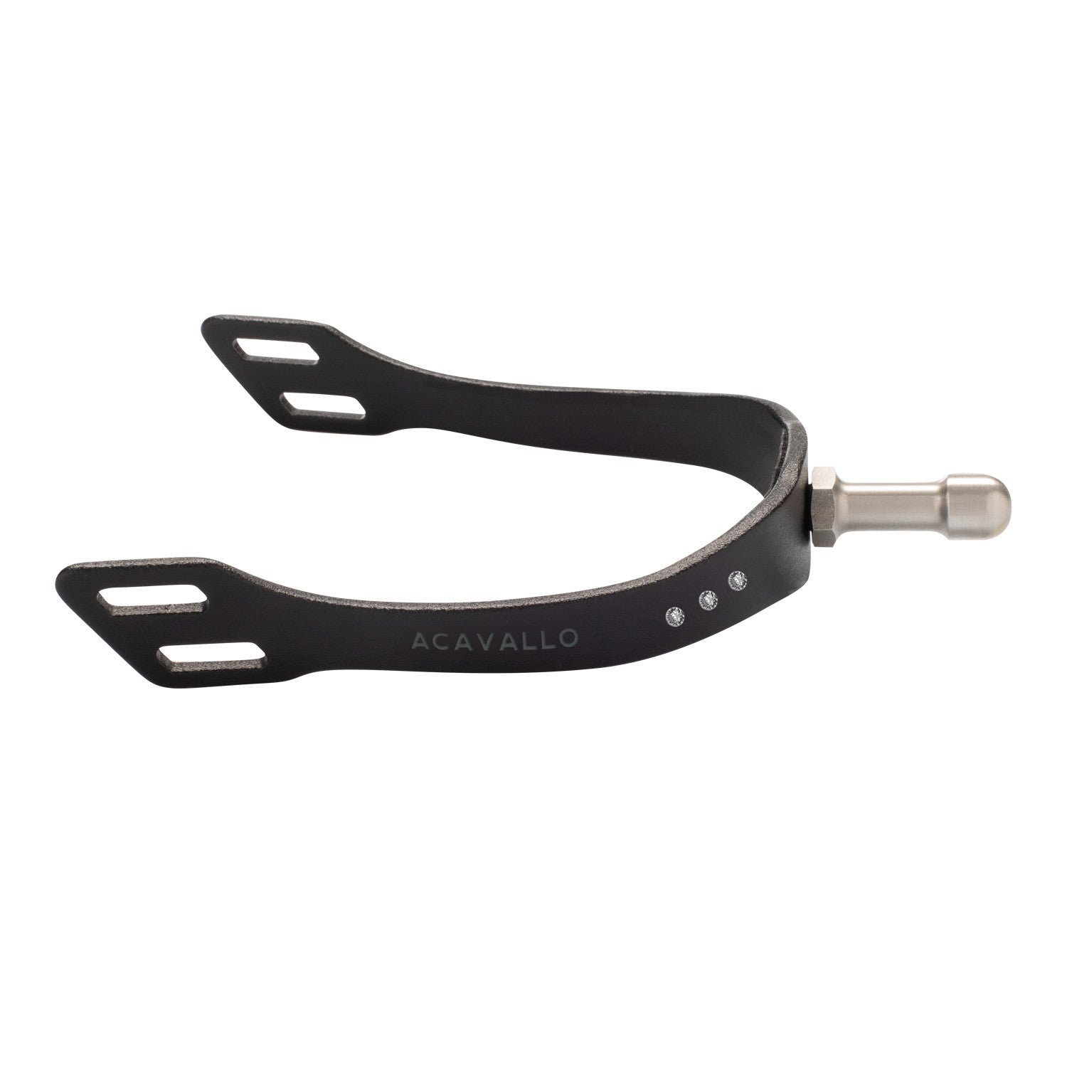 Acavallo Arena Aluplus 2.0 spurs with rhinestones