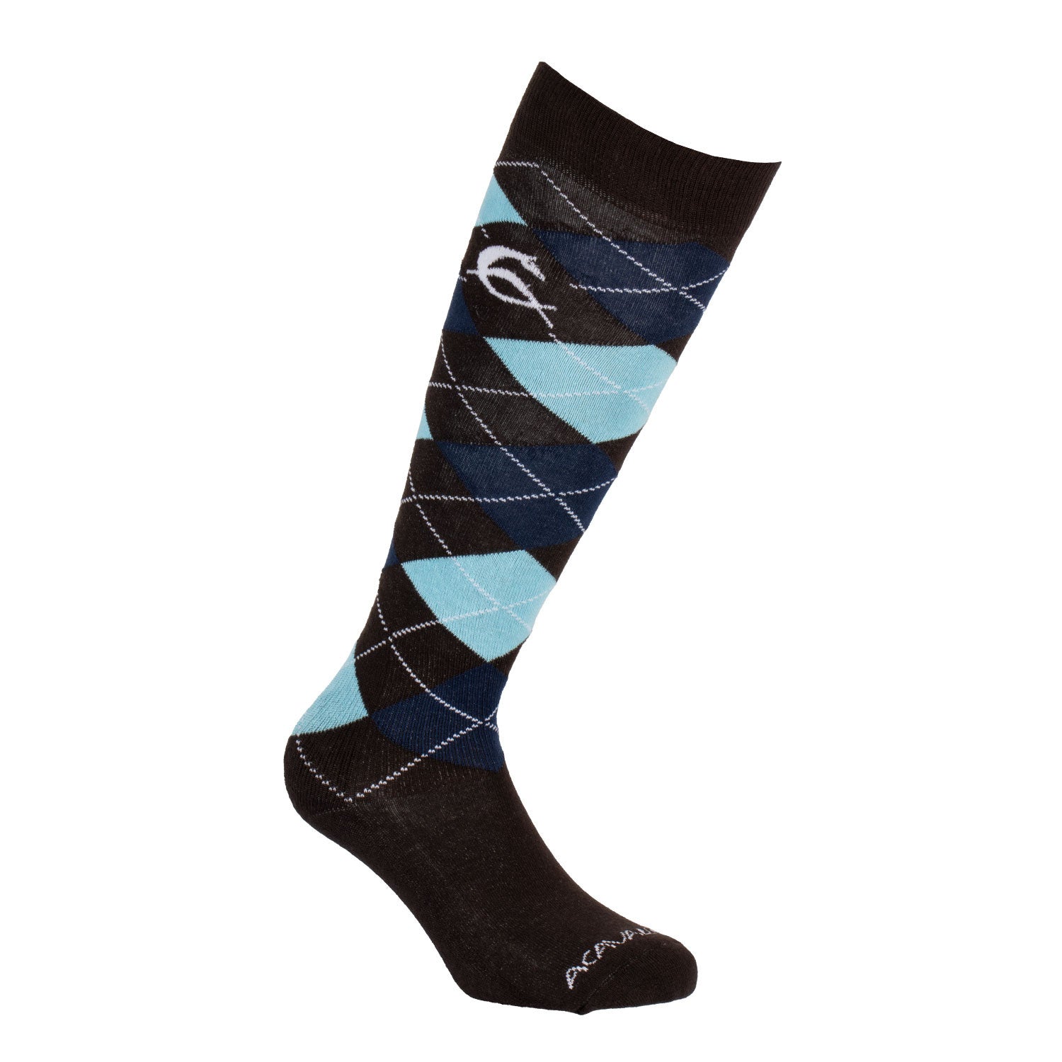 Acavallo Diamond pattern cotton socks