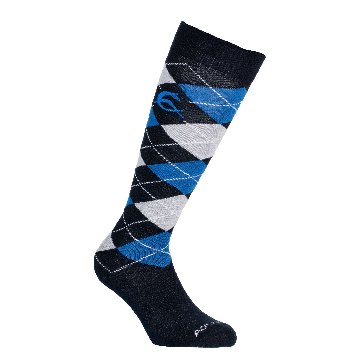 Acavallo Diamond pattern cotton socks