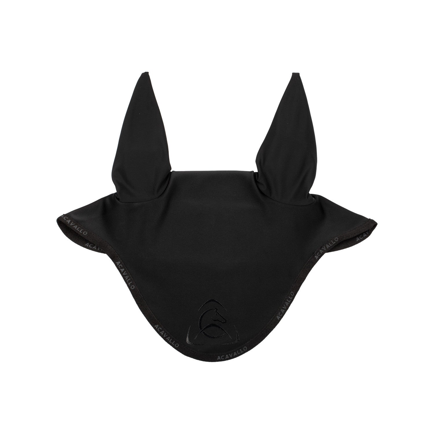 Elastane fly veil silicone logo