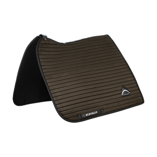Acavallo Sublime striped dressage saddle pad in technical fabric