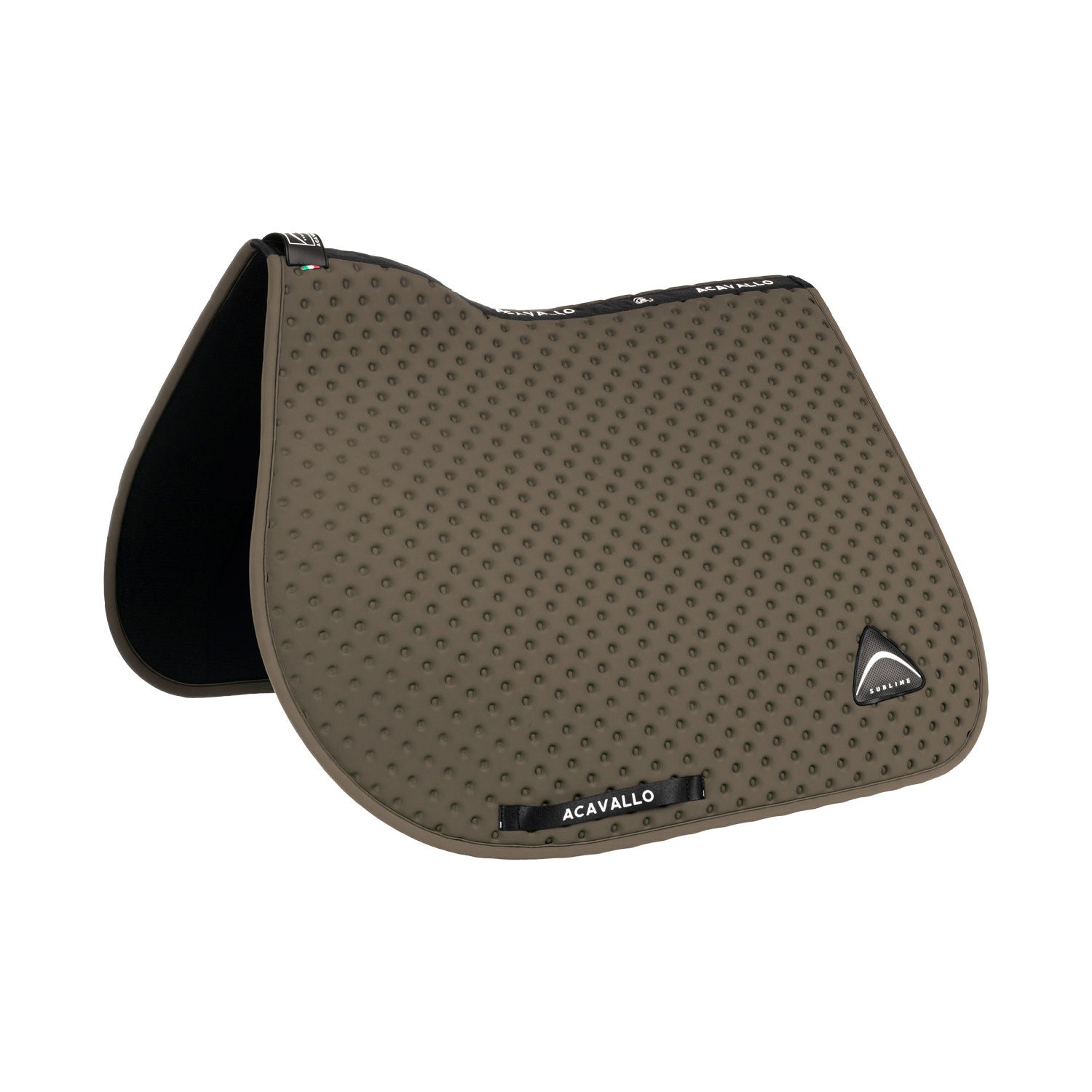 Acavallo Sublime dotted jumping saddle pad in technical fabric
