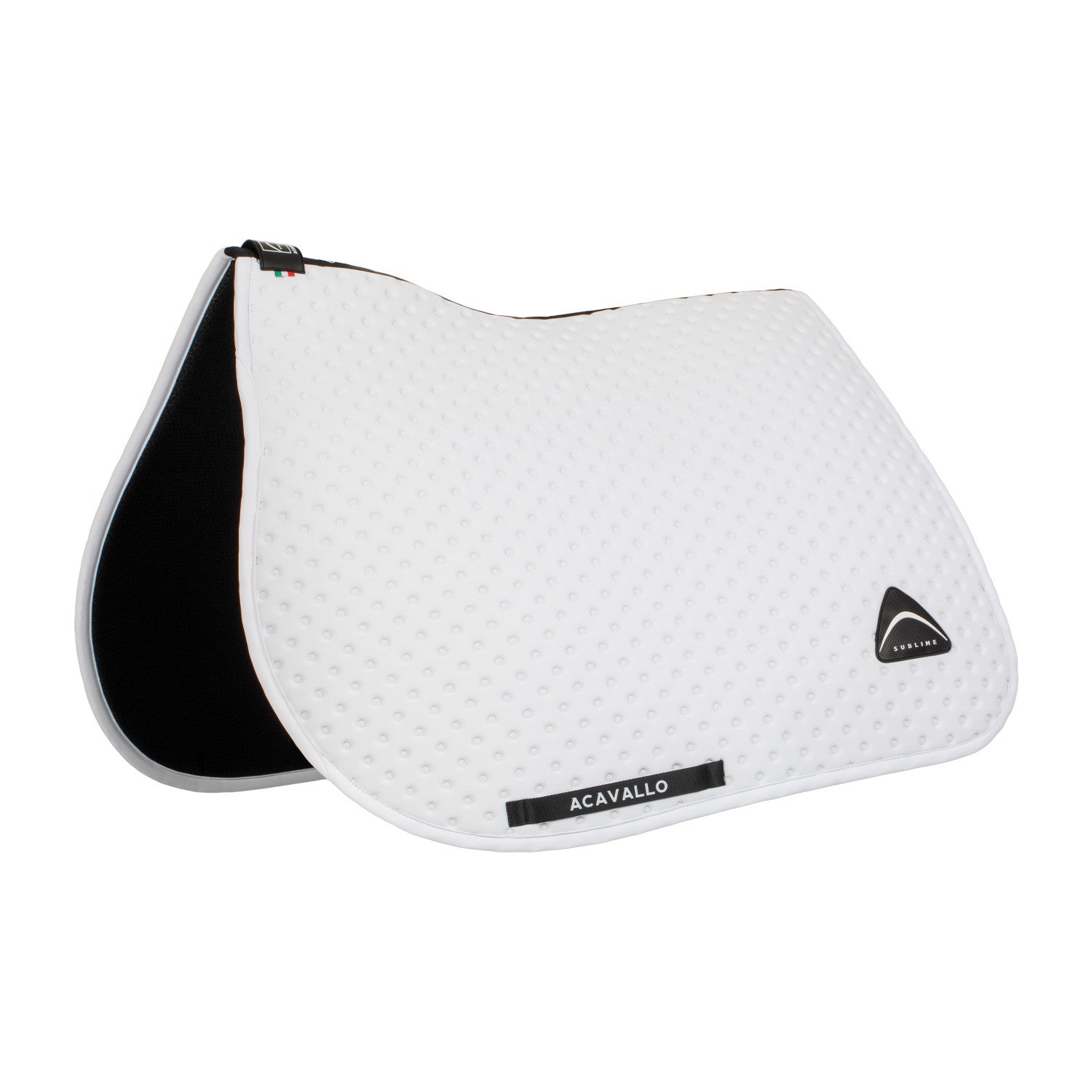 Acavallo Sublime dotted jumping saddle pad in technical fabric