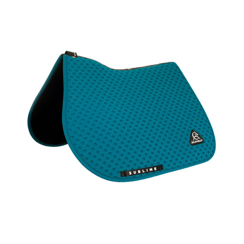 Acavallo Sublime dotted jumping saddle pad in technical fabric
