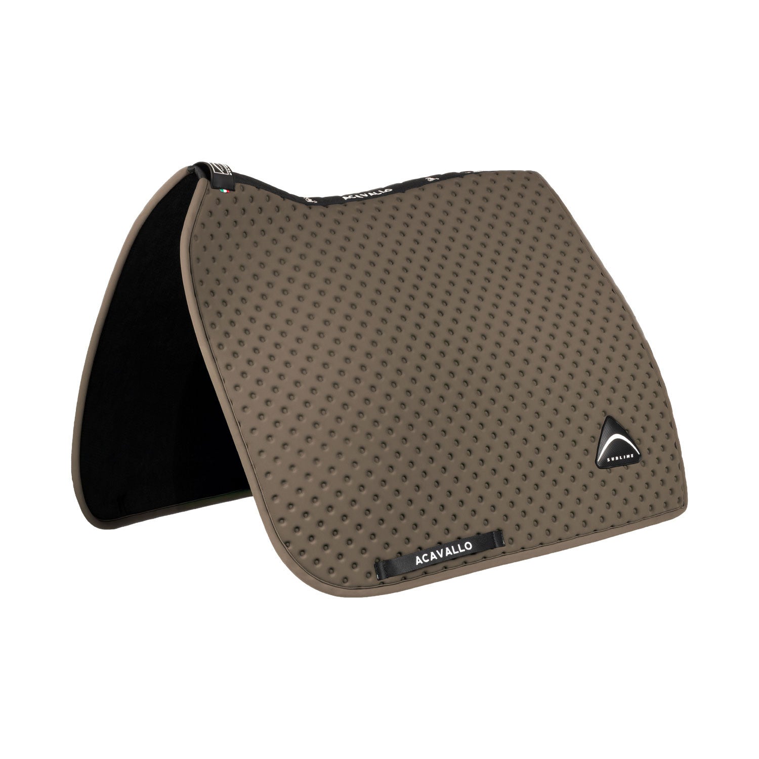 Acavallo Sublime dotted dressage saddle pad in technical fabric