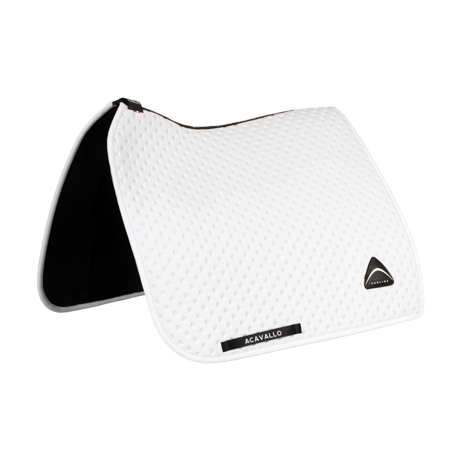 Acavallo Sublime dotted dressage saddle pad in technical fabric