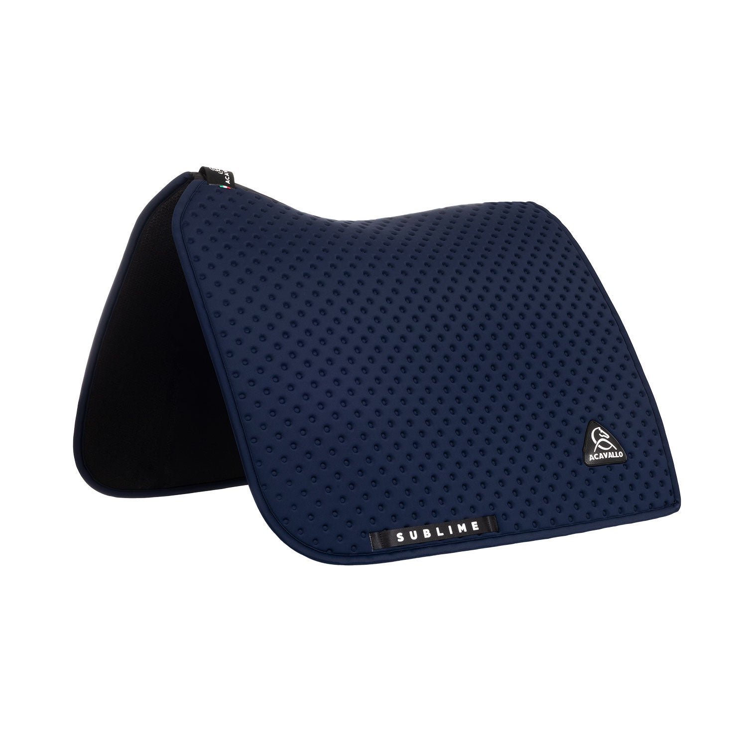 Acavallo Sublime dotted dressage saddle pad in technical fabric