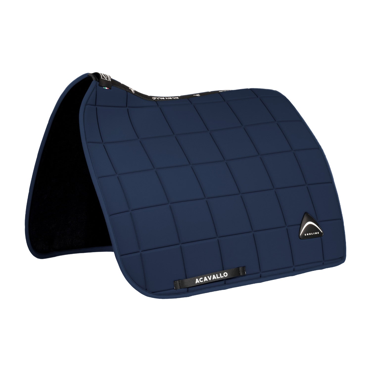 Acavallo Sublime square dressage saddle pad in technical fabric