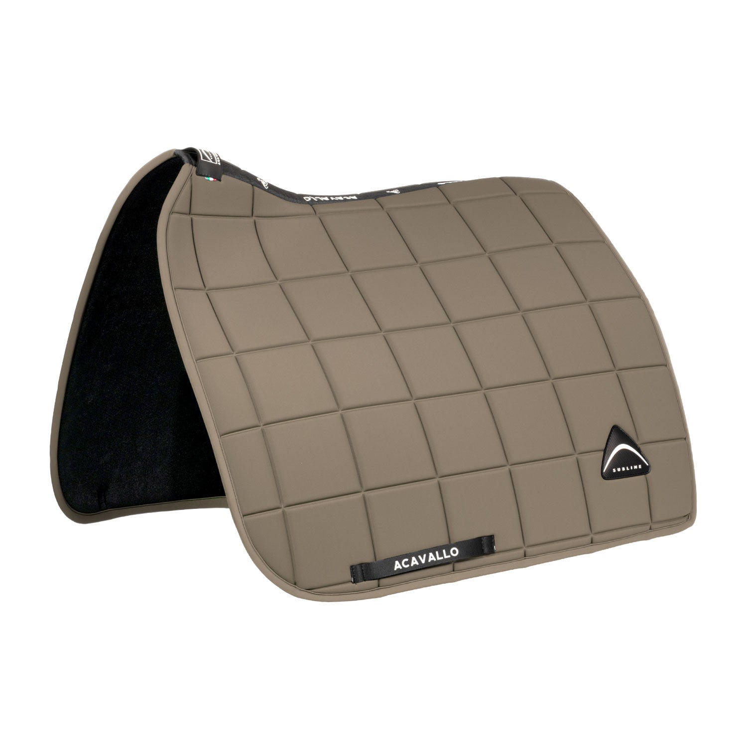 Acavallo Sublime square dressage saddle pad in technical fabric