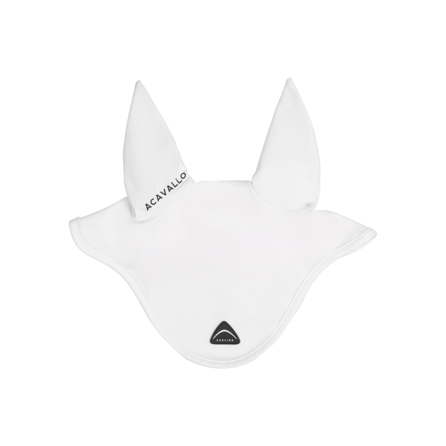 Acavallo Sublime technical fabric fly veil with silicone logo patch