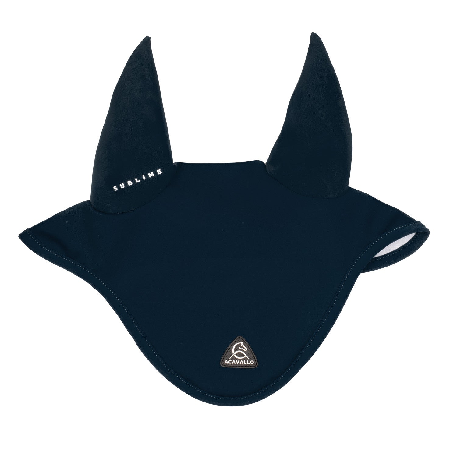 Acavallo Sublime spandex fly veil with silicone logo patch