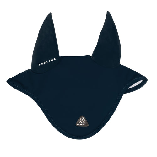 Acavallo Sublime spandex fly veil with silicone logo patch