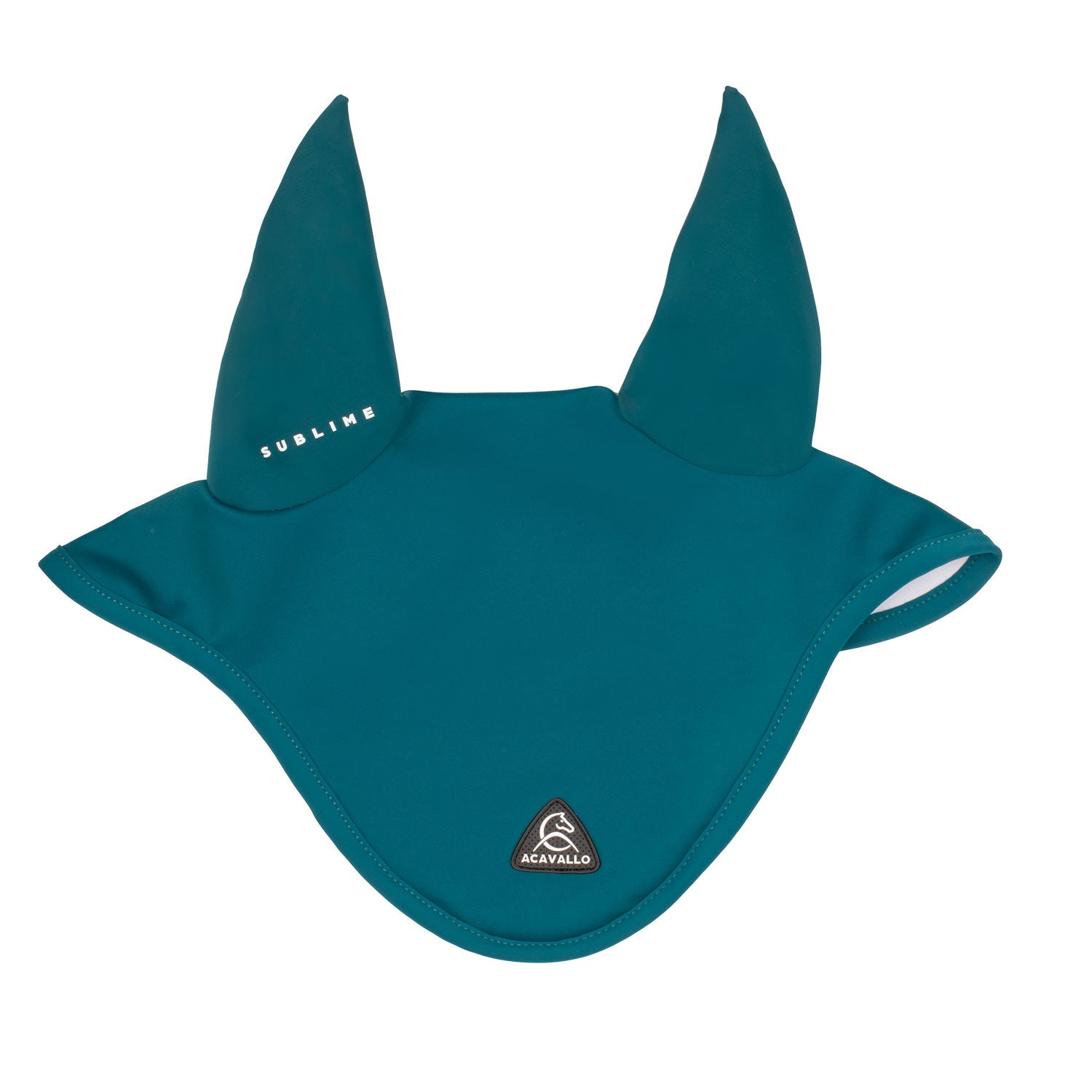 Acavallo Sublime spandex fly veil with silicone logo patch