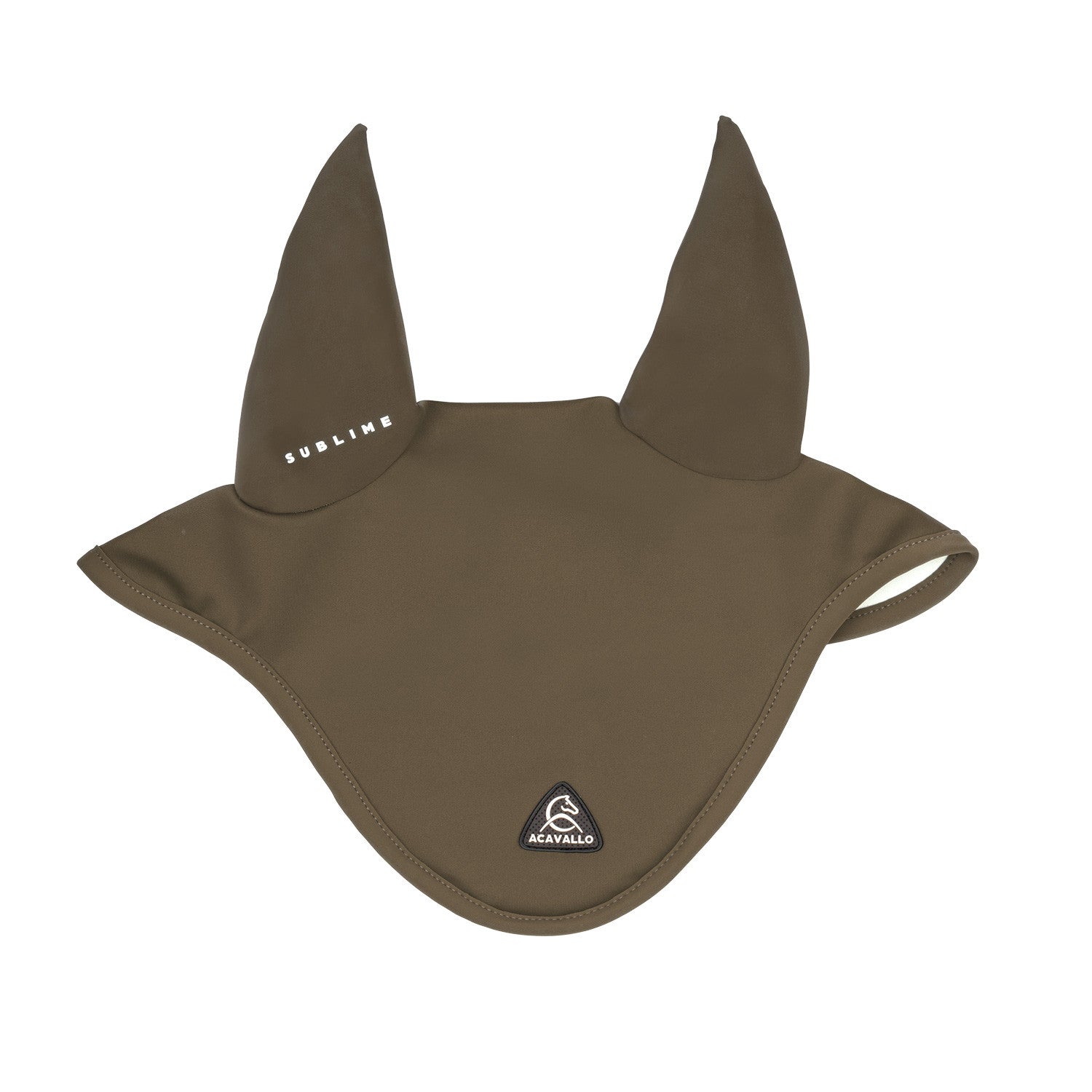 Acavallo Sublime spandex fly veil with silicone logo patch