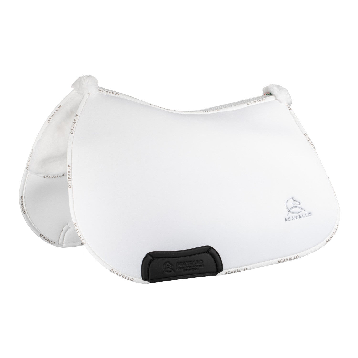 Saddle pad JS CW-3DS louvre shaped internal faux sheepskin