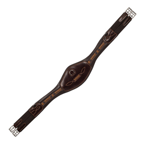 Acavallo Anatomical jumping girth leather