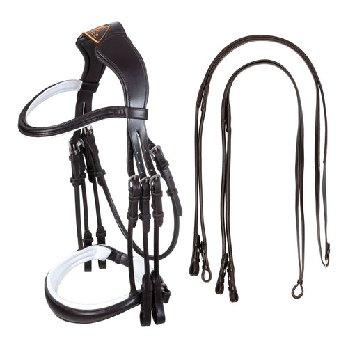 Acavallo Giocanda bridle calfskin & double reins