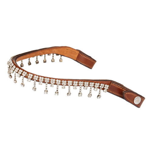 Acavallo Queen browband calfskin & crystals