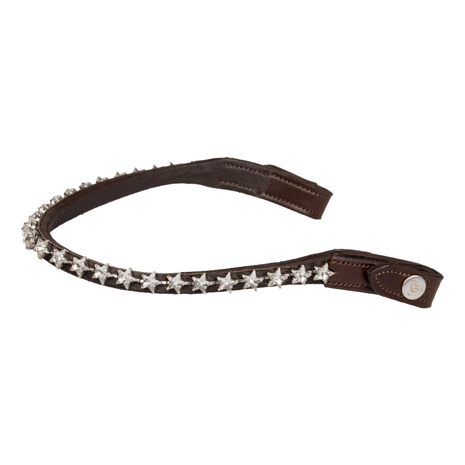 Acavallo Browband calfskin & starry crystals