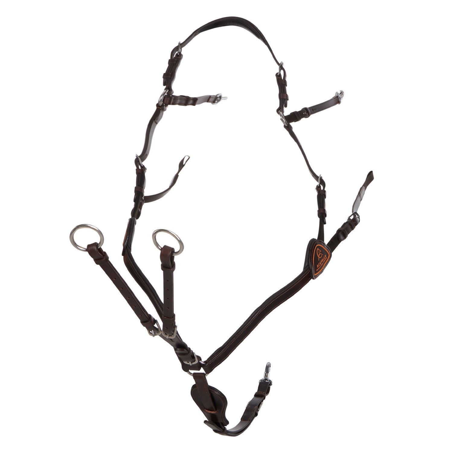 Five-point breastplate calfskin