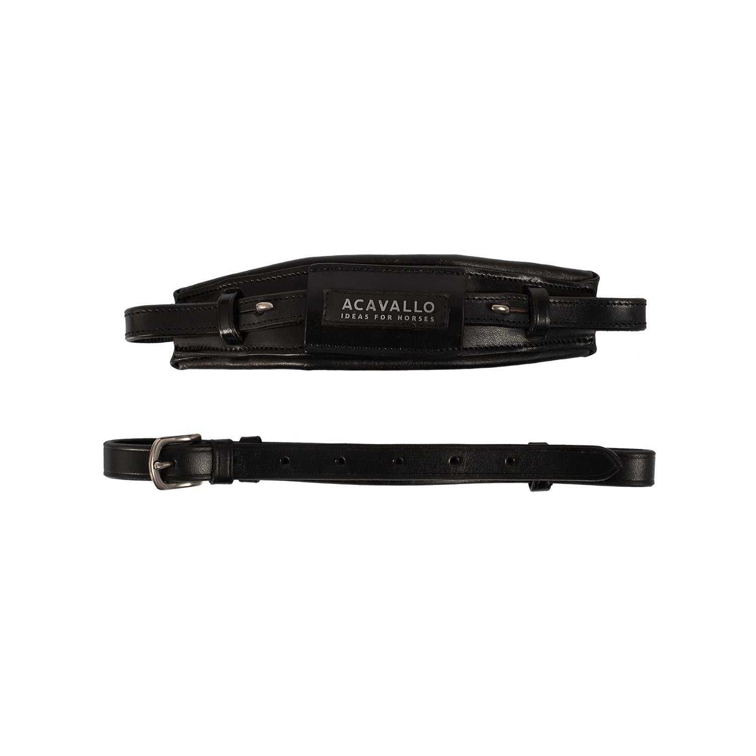 Hackamore noseband calfskin