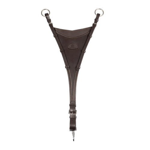 Acavallo Adjustable leather bib martingale attachment