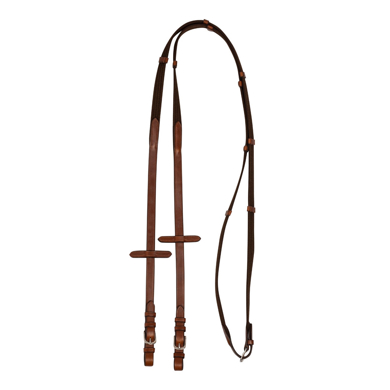 Nylon reins leather loops