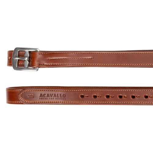 Acavallo Calfskin stirrup leathers internal reinforcement