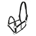 Halter anatomical leather rope noseband